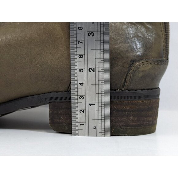 Sam Edelman Knee High Leather Boots Zip-Up Low Heel Women's US Size 9.5 - Picture 11 of 16